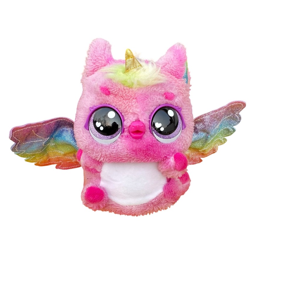 Spin Master Hatchimals HatchiBabies Unikeet Interactive Pink TESTED WORKING